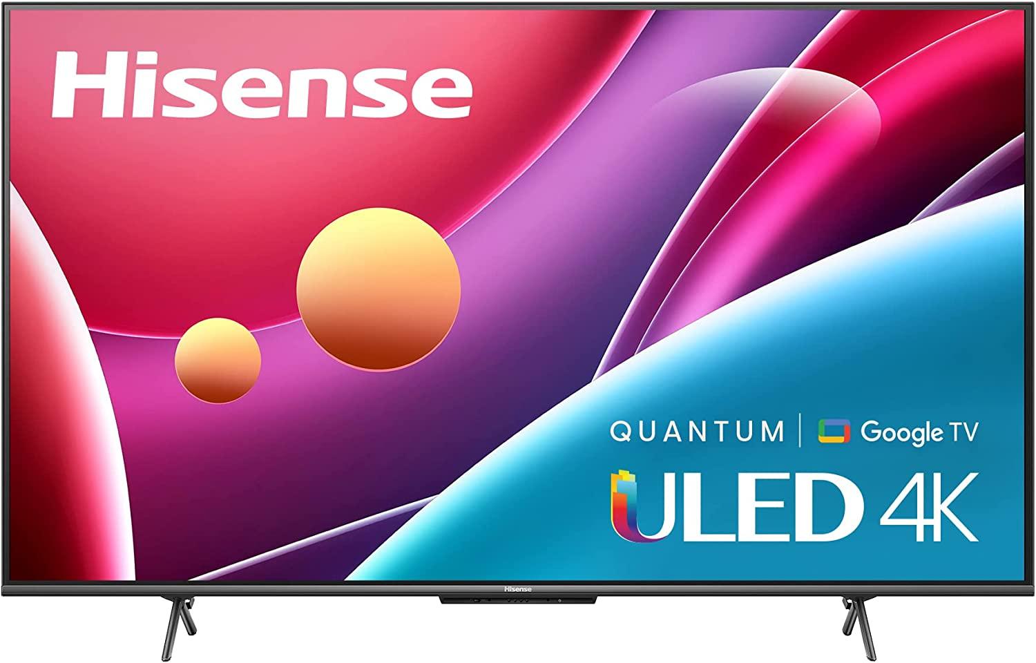 55in Hisense 55U6H U6H Series Quantum ULED 4K UHD Google TV for $398 Shipped