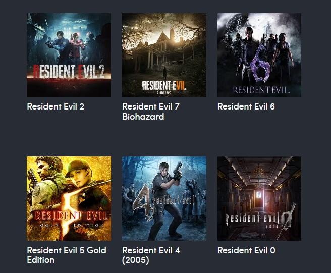 Humble Bundle - Resident Evil Decades of Horror Bundle - August