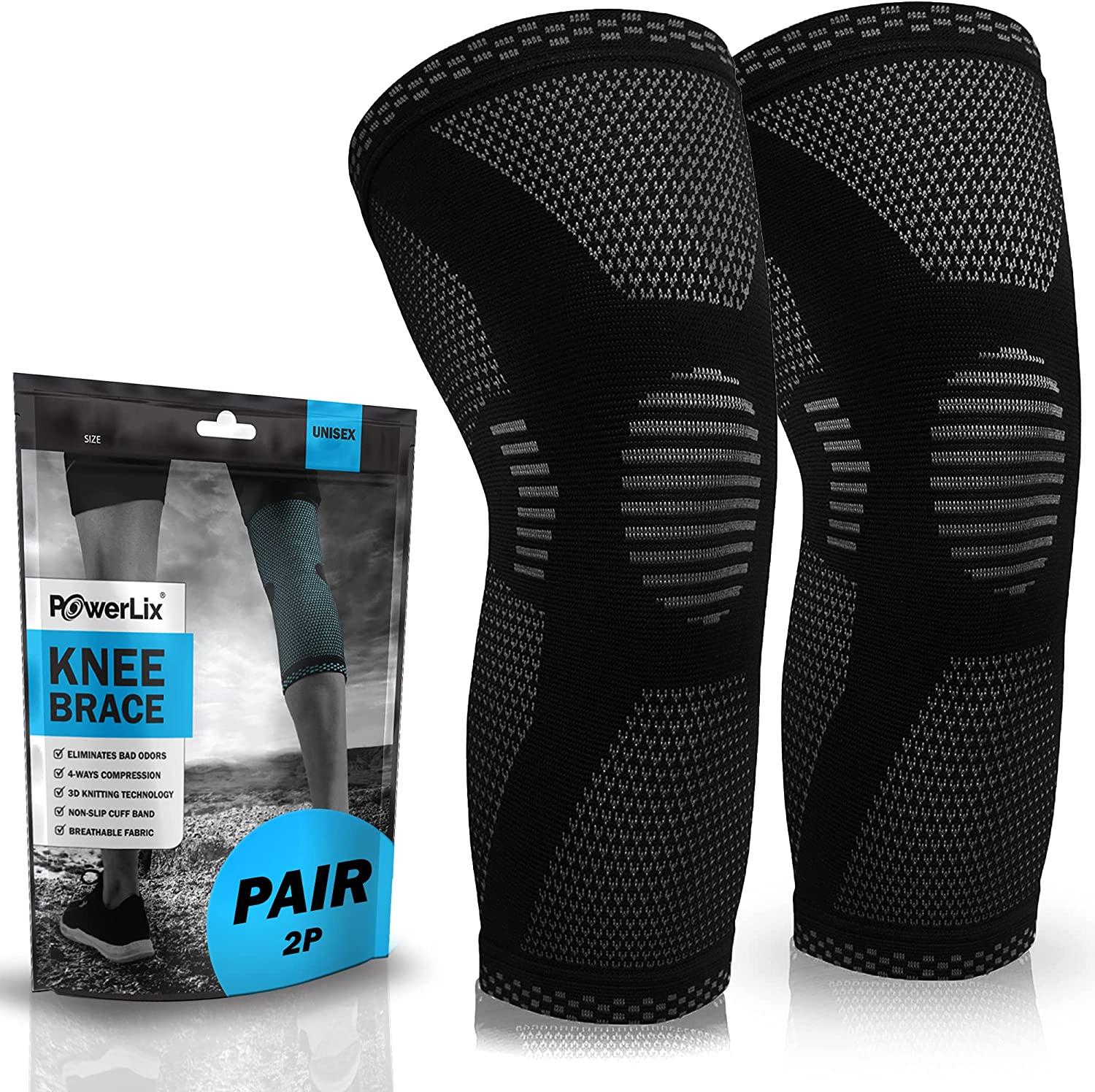 2 Powerlix Knee Compression Sleeves for $7.98 Shipped