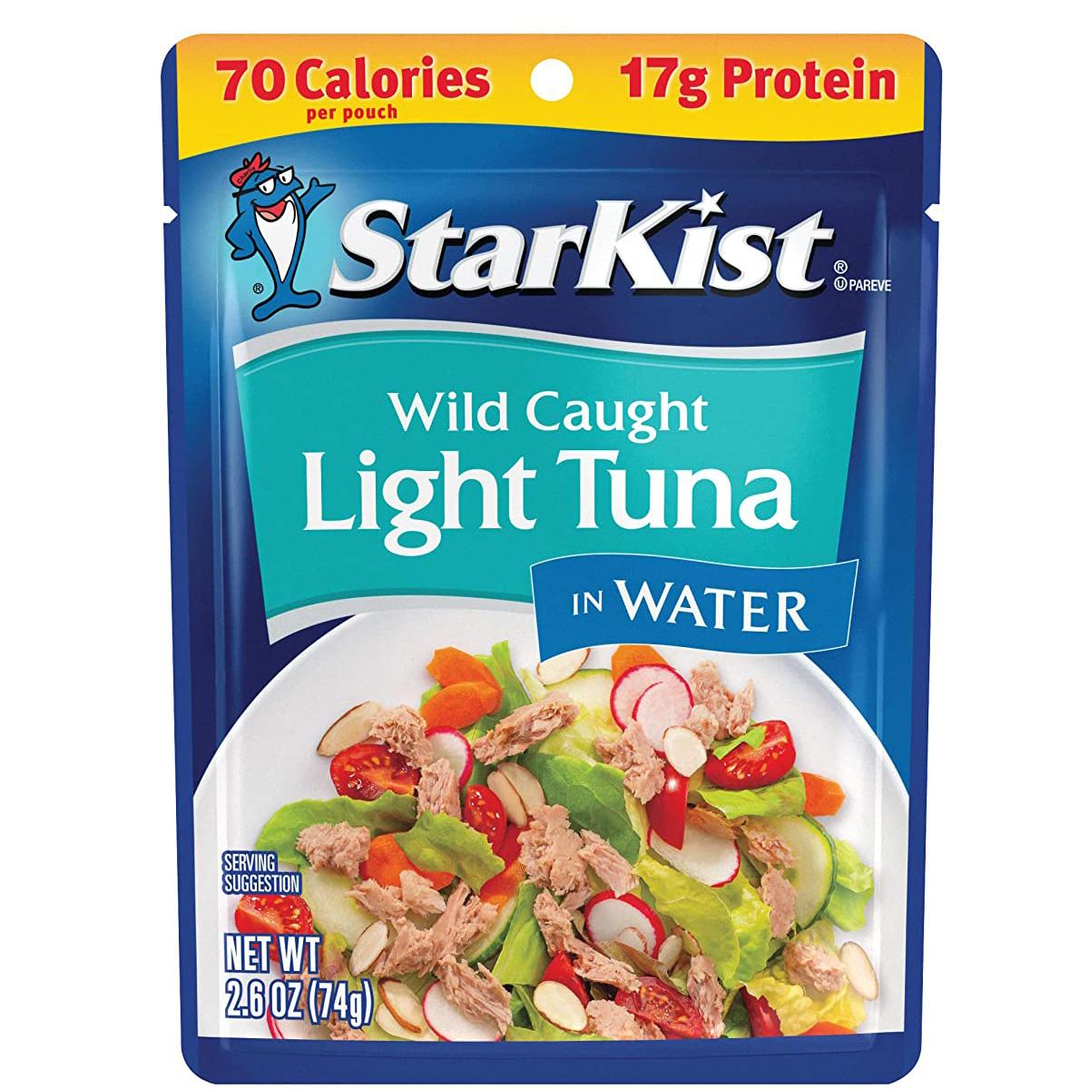 12 StarKist Chunk Light Tuna in Water for $8.48 Shipped