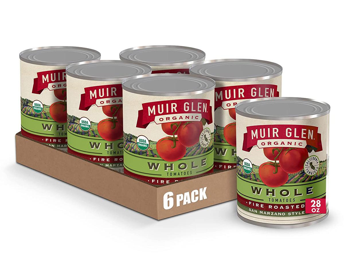 Muir Glen Organic Whole Fire Roasted San Marzano Style Tomatoes for $12.09 Shipped