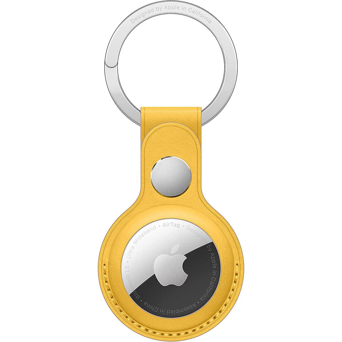 Apple AirTag Leather Key Ring Genuine Brand for $19