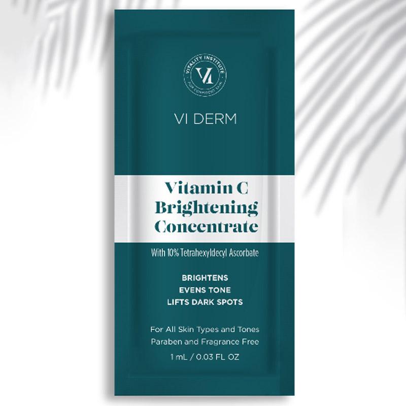 Free Vitality Institute Derm Vitamin C Brightening Concentrate Sample with Newsletter