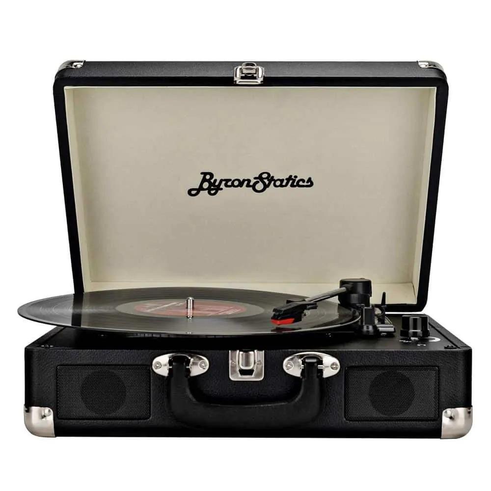 ByronStatics 3-Speed Vinyl Record Turntable Player for $19.99