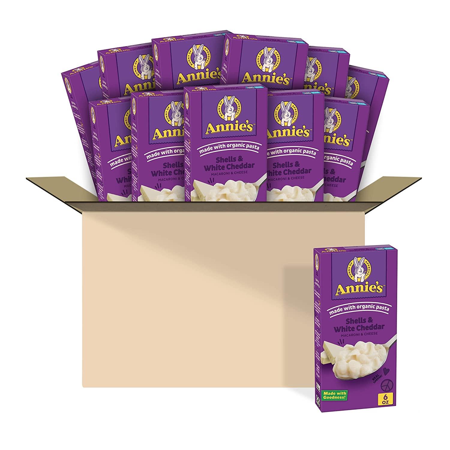 12 Shells and White Cheddar Macaroni and Cheese for $11.34 Shipped