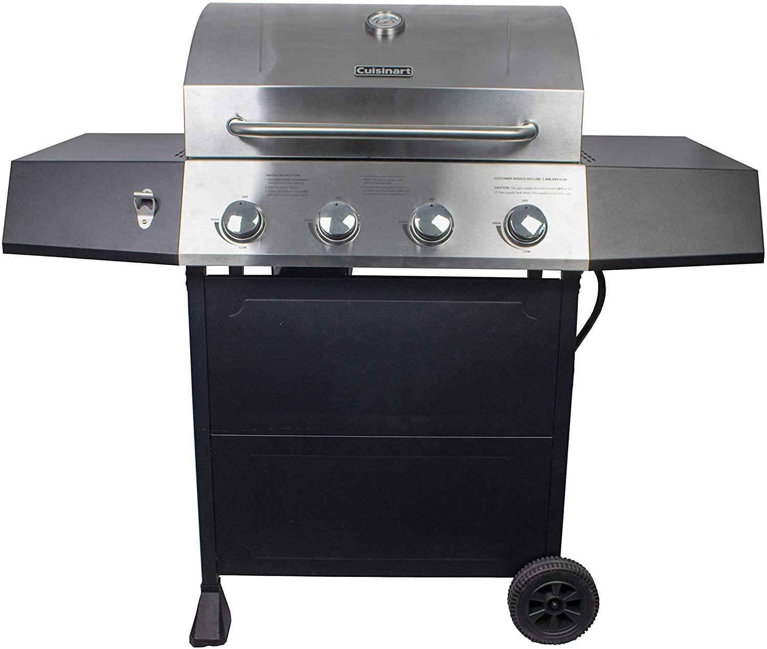 Cuisinart 54in 4-Burner 44000 BTU Propane Gas Grill CGG-7400 for $189.99 Shipped