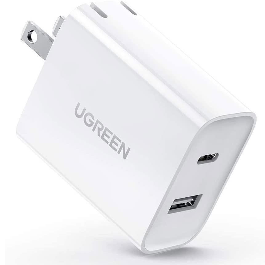 UGreen 30w USB-C 2-Port Fast Wall Charger for $12.99