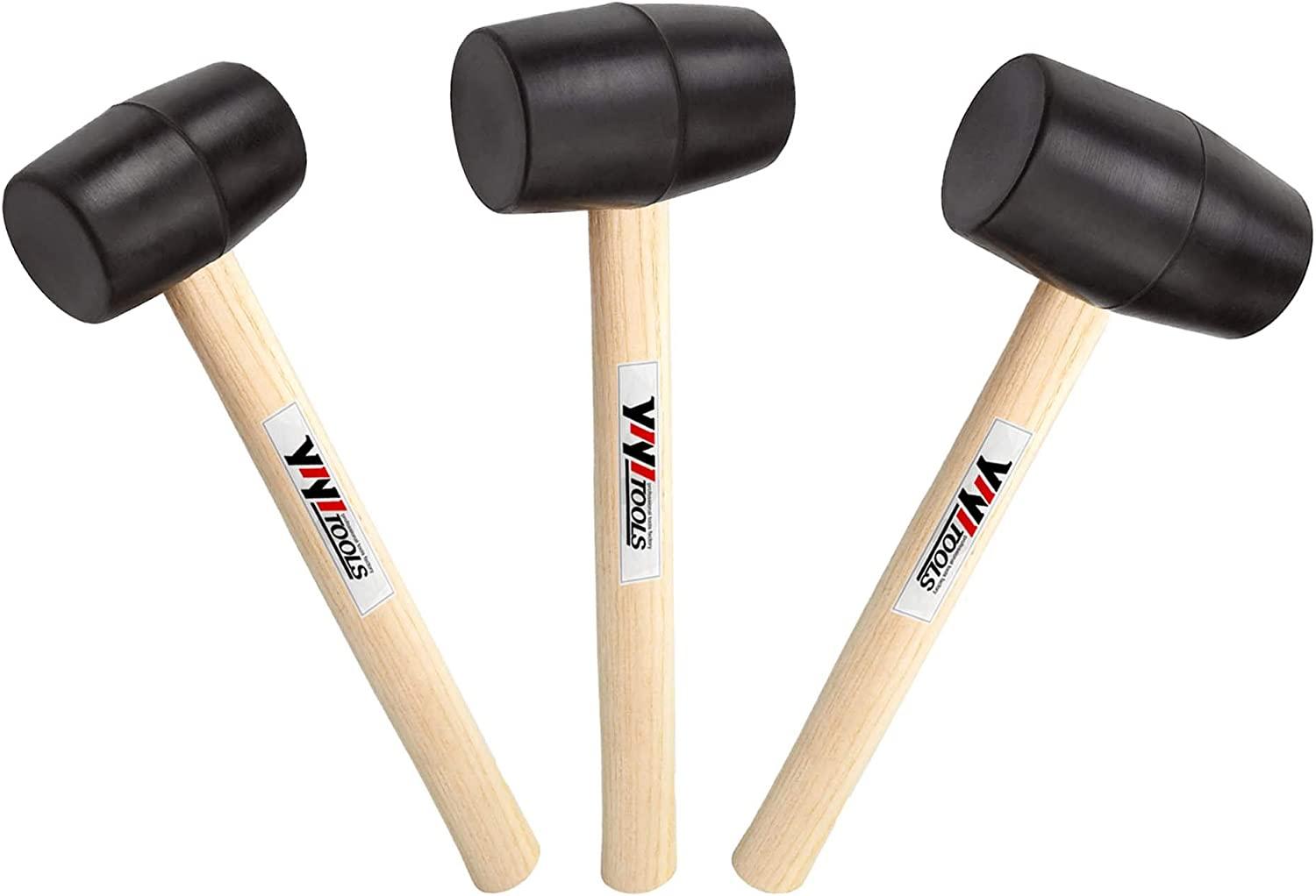 Rubber Mallet 3-Piece Set for $8.06