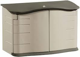 Rubbermaid Split-Lid Resin Weather Resistant Outdoor Storage Shed for $179.99
