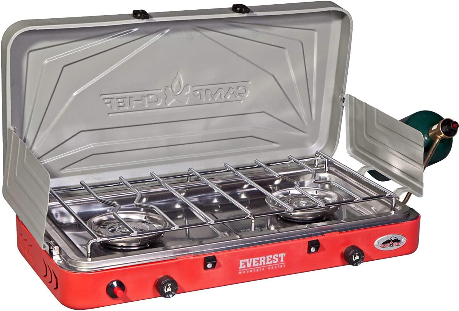 Camp Chef Everest 2-Burner Propane Camping Stove for $84.61 Shipped