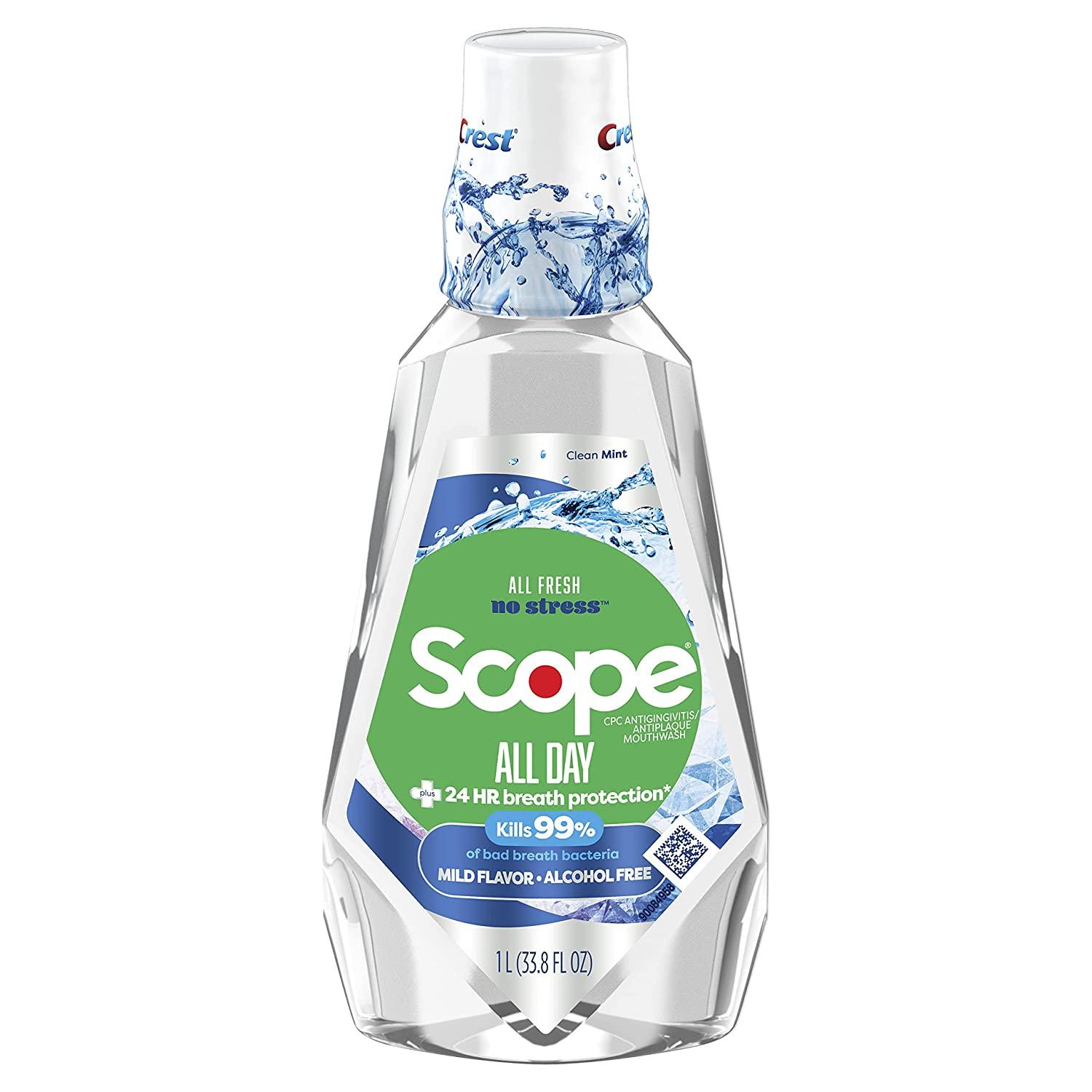 Crest Scope All Day 24hr Freshness Clean Mint Mouthwash for $3.74 Shipped