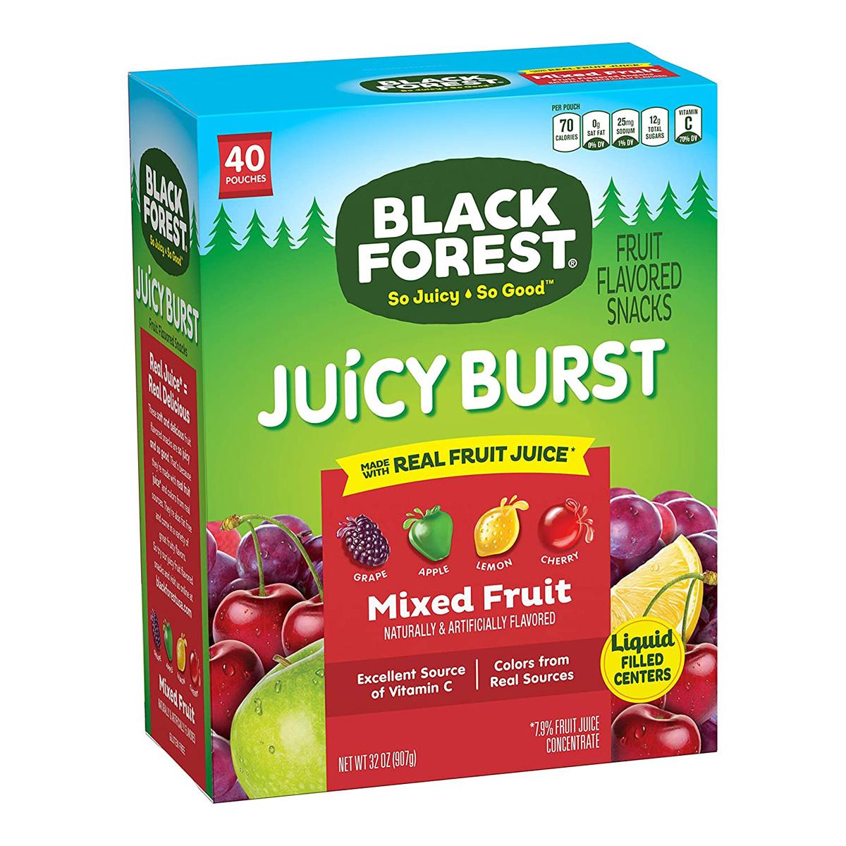 40 Black Forest Medley Juicy Center Fruit Snacks for $6.44 Shipped
