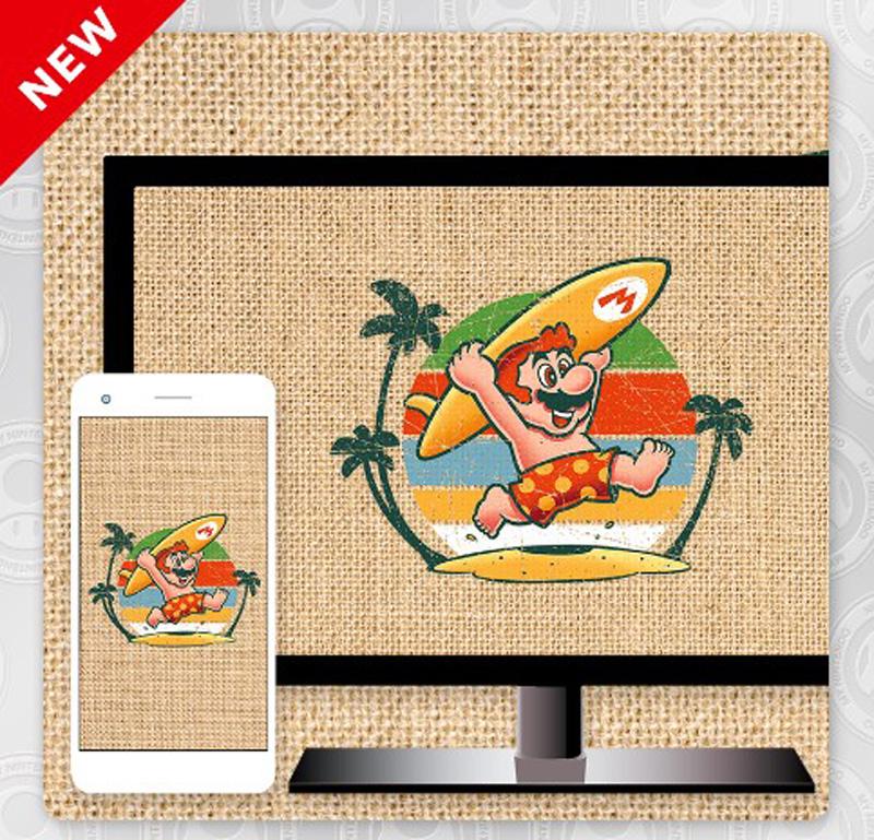Mario in Summer Wallpaper for Free