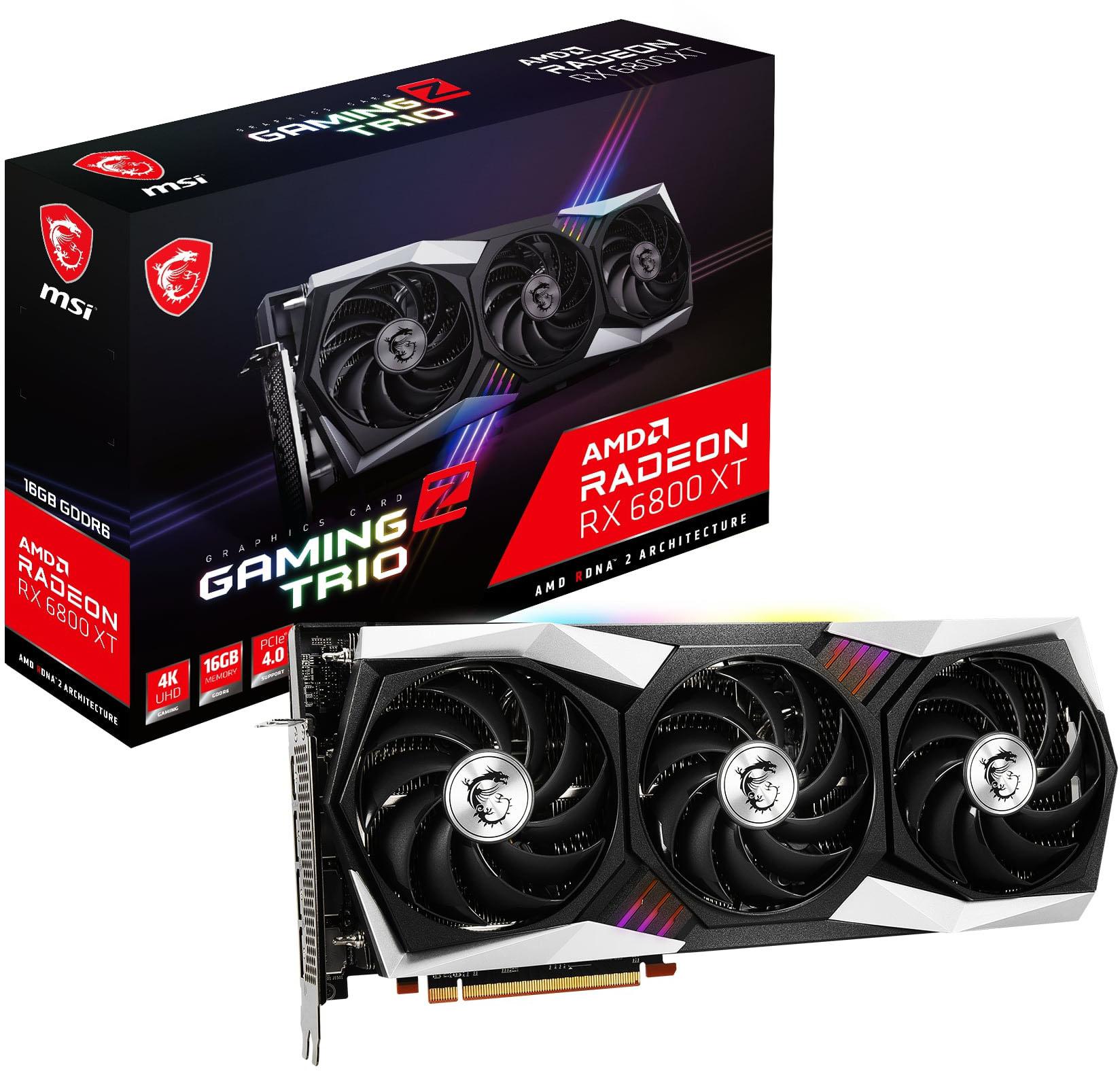 MSI Gaming Radeon RX 6800 XT 16GB GDDR6 Video Card for $574.99 Shipped