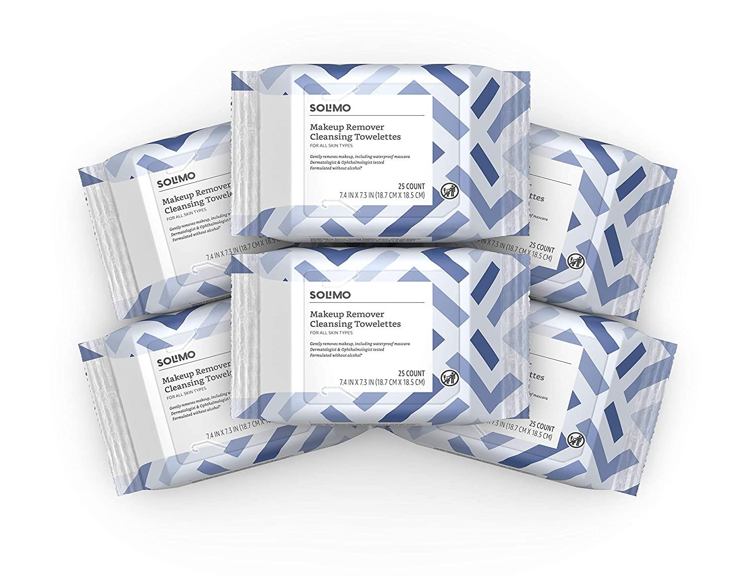 150 Solimo Makeup Remover Face Wipes for $9.22 Shipped