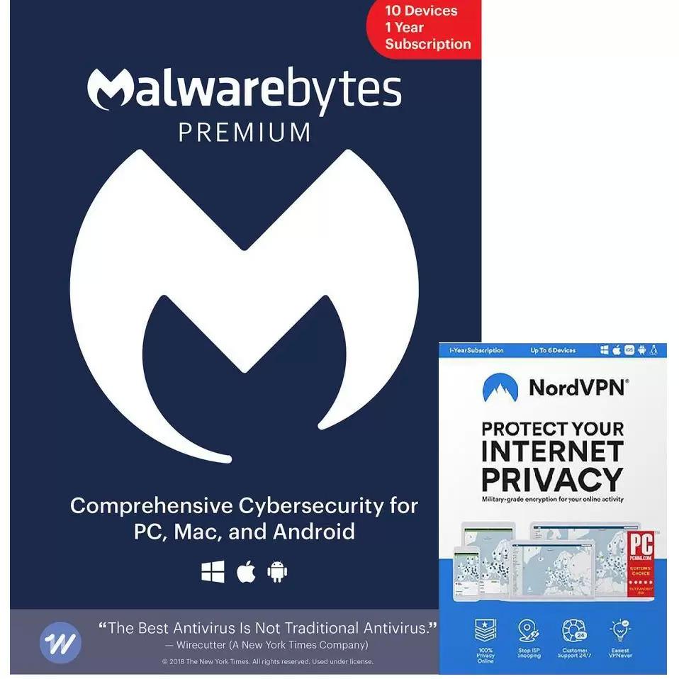 Malwarebytes Anti-Malware Premium 4.5 with NordVPN for $25.99 Shipped