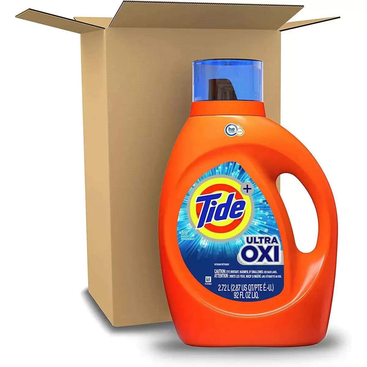 Tide Ultra Oxi Laundry Detergent Liquid Soap for $9.01 Shipped
