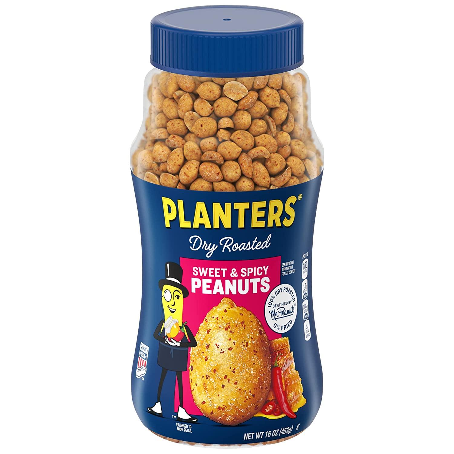Planters Sweet and Spicy Dry Roasted Peanuts for $2.84 Shipped