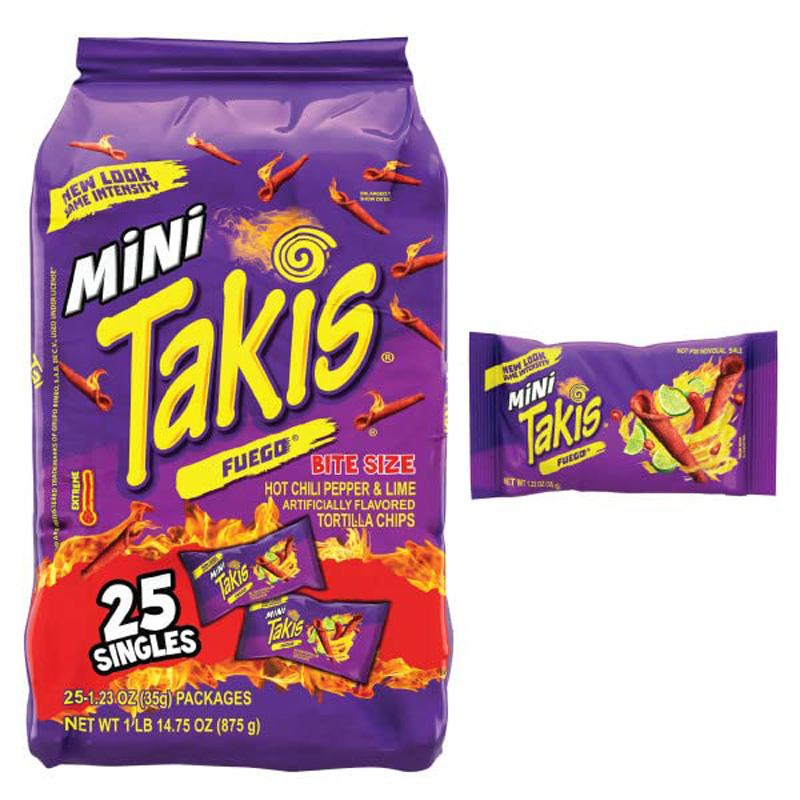 Mini Takis Fuego Crunchy Rolled Tortilla Chips for $9.74 Shipped