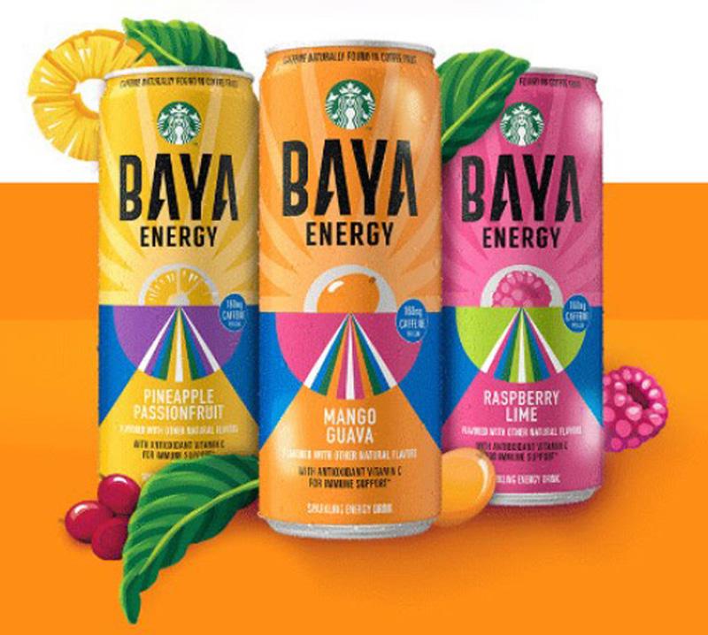 Free Starbucks BAYA Energy Drink