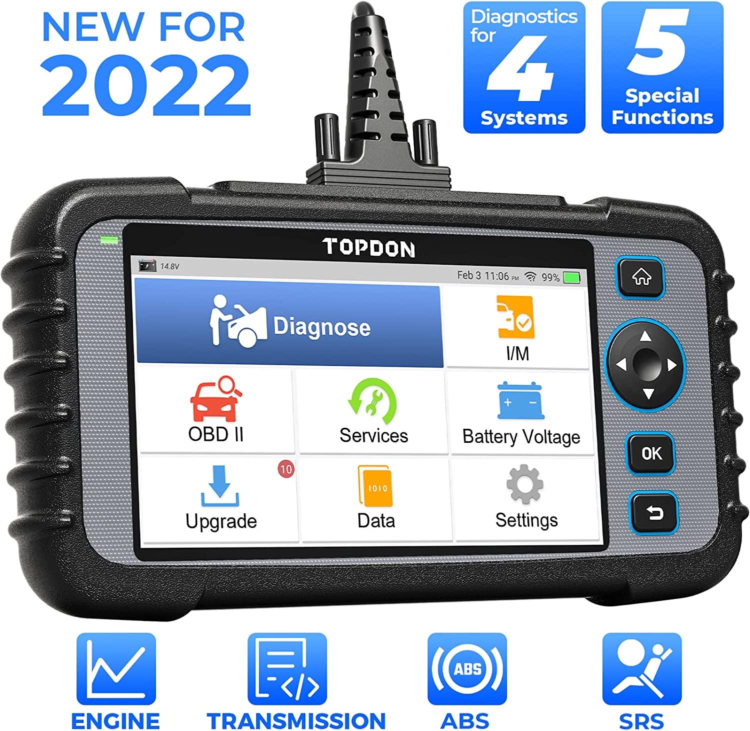 Topdon ArtiDiag600 OBD 2 Vehicle Diagnostic Scan Tool for $144.79 Shipped