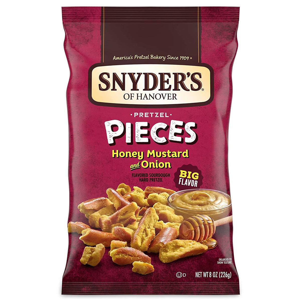 Snyders Of Hanover Pretzel Pieces Honey Mustard and Onion for $14.34 Shipped