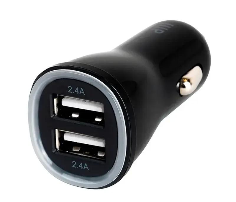 Monoprice 2-Port 24W USB Car Charger for $3.82 Shipped