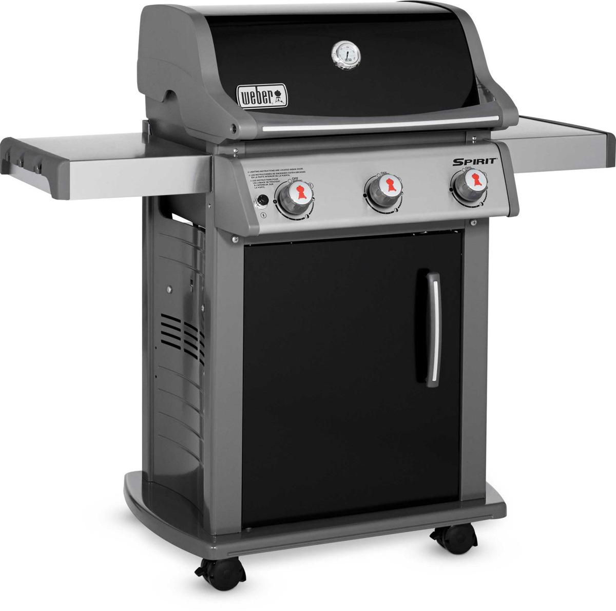 Weber Spirit E-310 Black 3-Burner Liquid Propane Gas Grill for $499.98