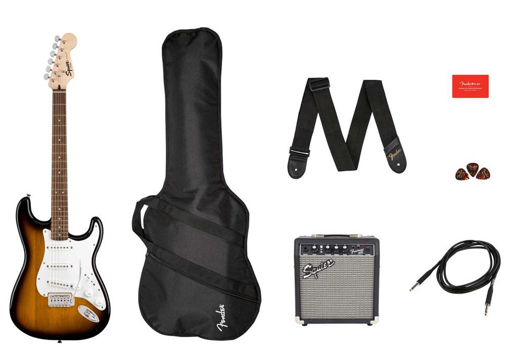Squier Stratocaster Electric Guitar with Bag for $149 Shipped