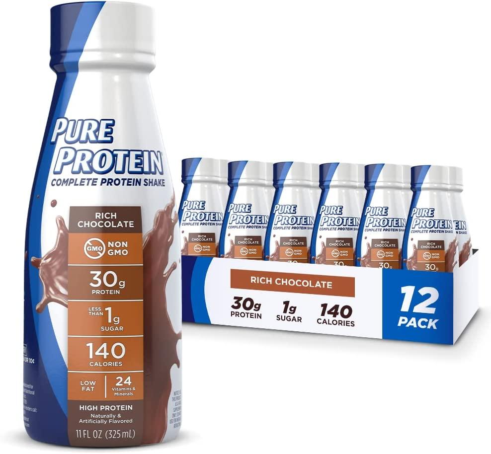 Pure Protein Chocolate Protein Shake 12 Pack for $16.79 Shipped