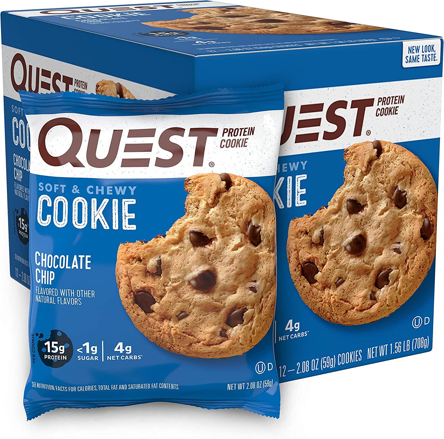 Quest Nutrition Chocolate Chip Protein Cookies 12 Pack for $11.49 Shipped