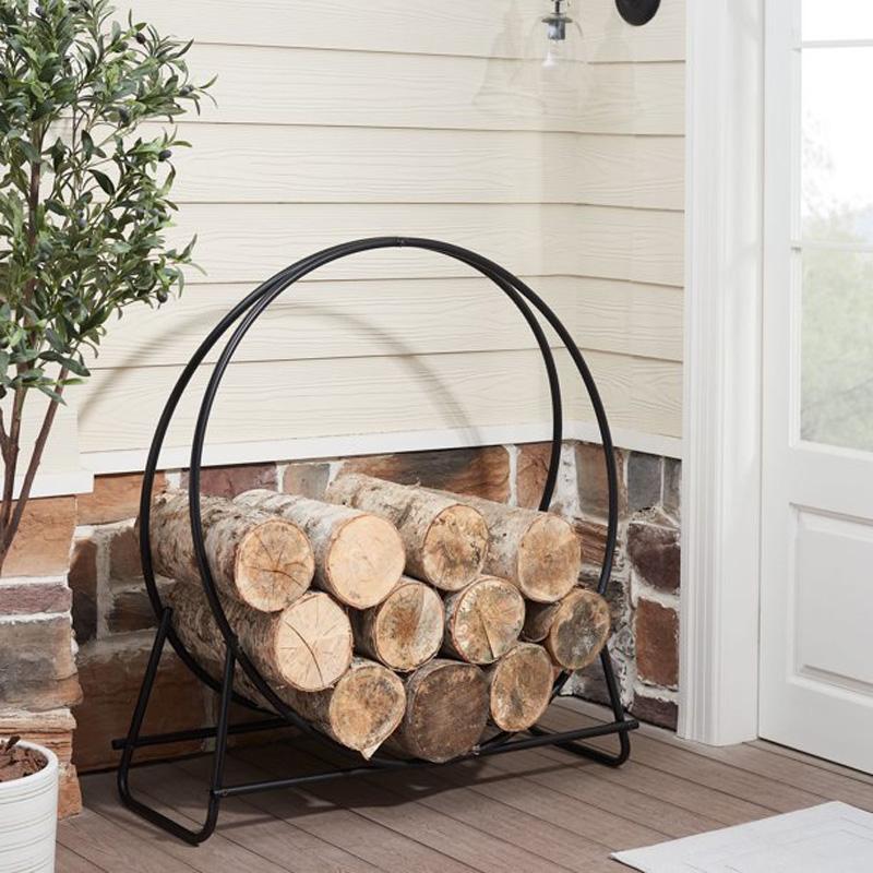 Mainstays 39.5in Metal Log Holder for $20