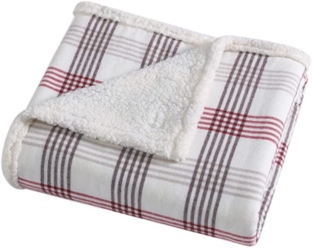 Eddie Bauer Ultra-Plush Reversible Sherpa Fleece Throw Blanket for $14.39