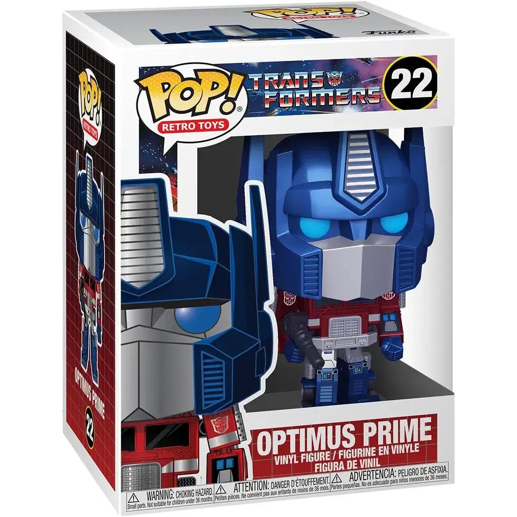 Funko Pop! Retro Toys: Transformers Metallic Optimus Prime for $7.63