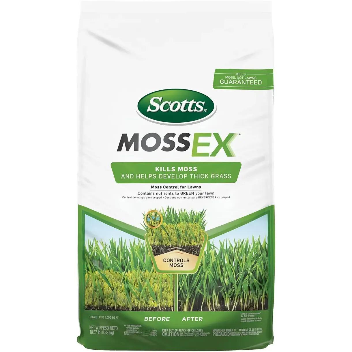 Scotts MossEx Moss Control for Lawns Granules Bag for $8 Shipped