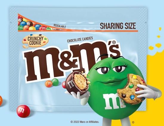 M&Ms Crunchy Cookie for Free