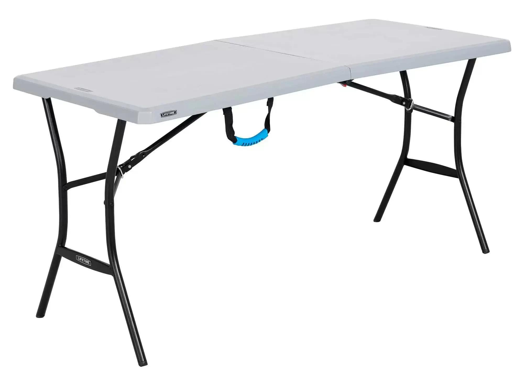 Lifetime Essential Fold-in-Half 5ft Outdoor Table for $29.58