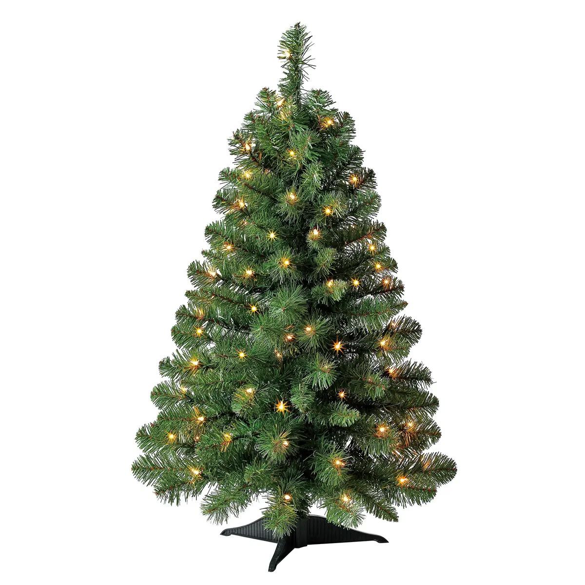 3ft Holiday Time Prelit Winston Pine Artificial Christmas Tree for $7.98