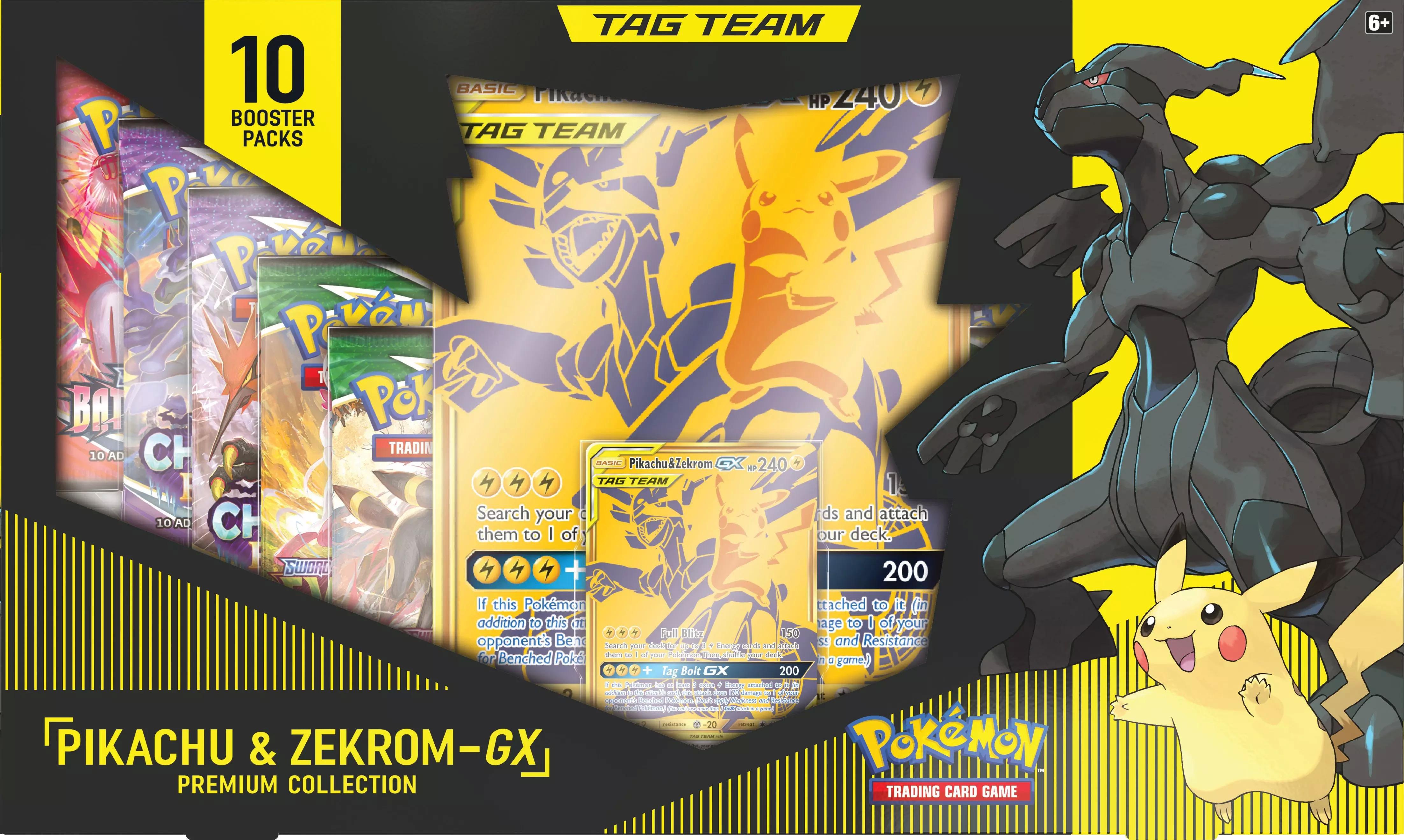Pokemon Trading Card Game Pikachu and Zekrom GX for $39.99 Shipped