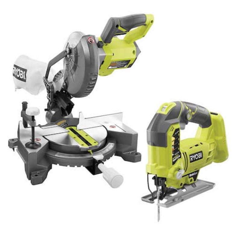 Ryobi ONE+ 18V Miter Saw with Orbital Jig Saw for $119 Shipped