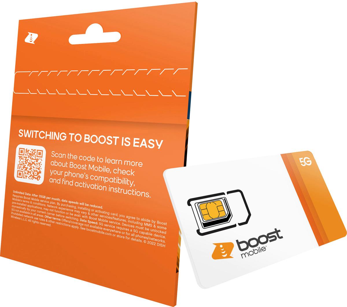 Boost Mobile 3 Months 5GB Plan SIM Card Kit for $14.99