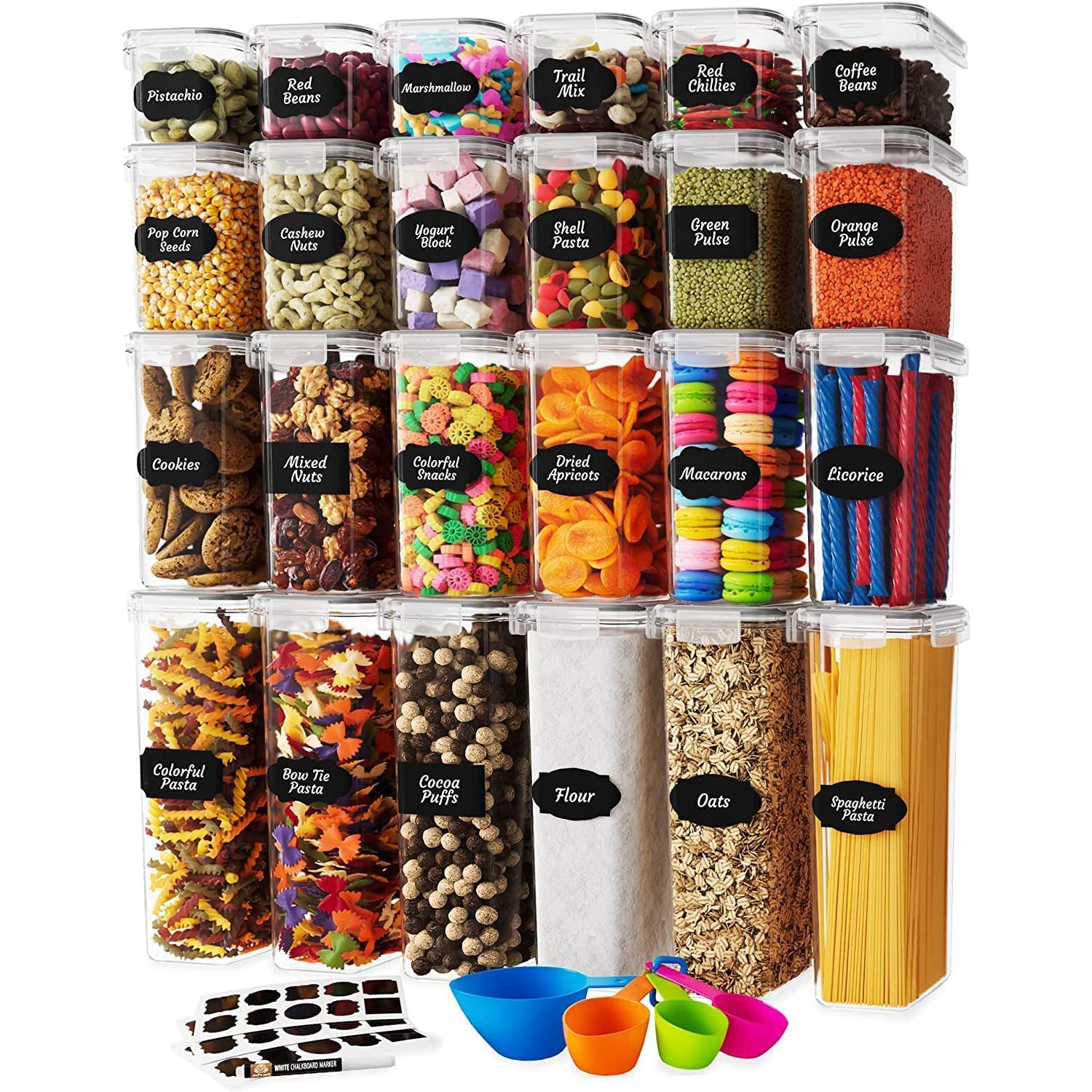 Airtight Food Storage Containers Set with Lids 24-Pack for $38.64 Shipped