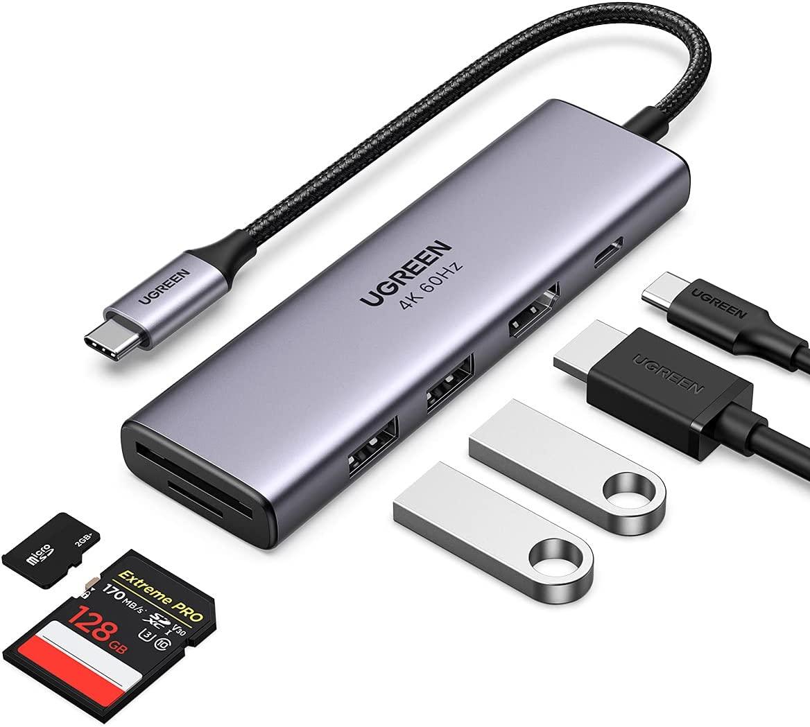 Ugreen 4K 60Hz USB C 6-in-1 Hub for $19.97 Shipped