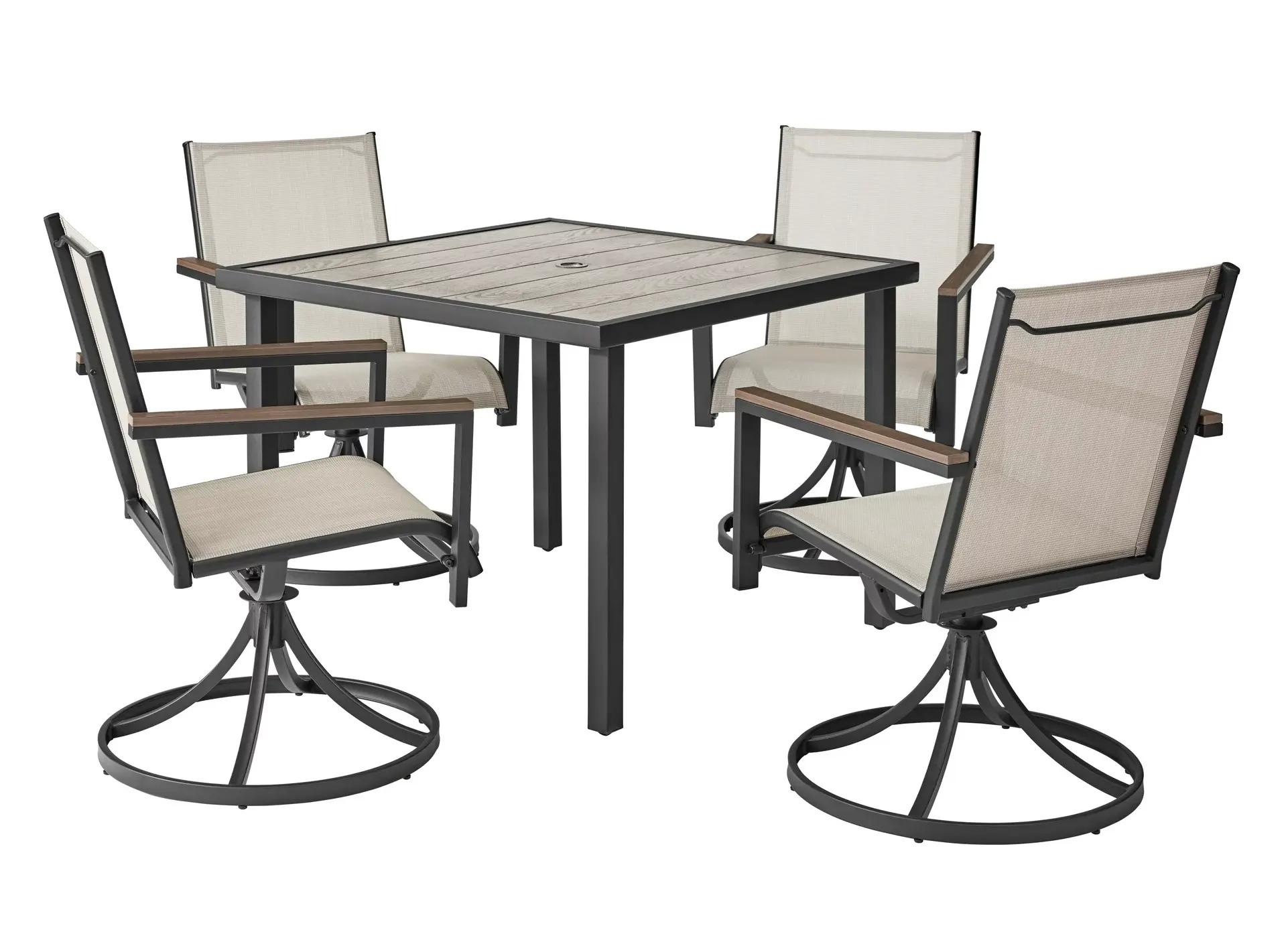 Better Homes and Gardens Brees 5-Piece Swivel Dining Set for $269 Shipped