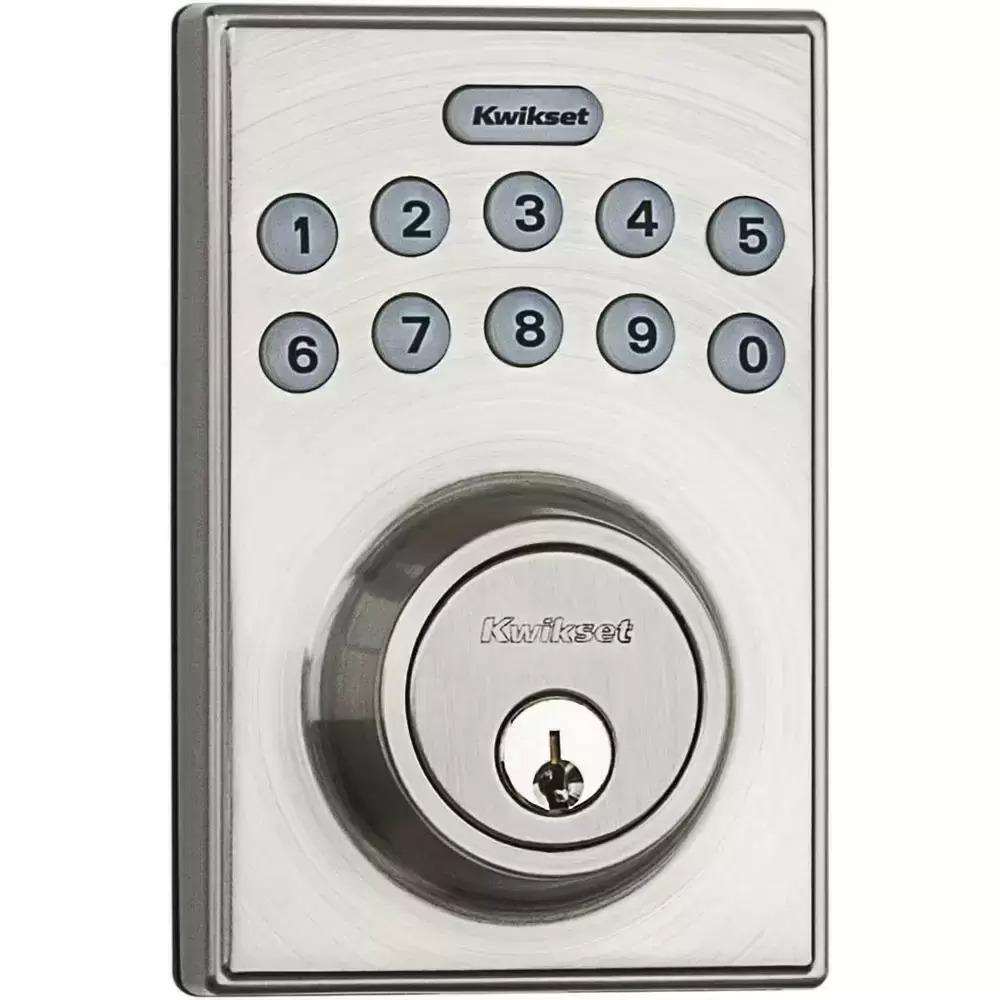 Kwikset Contemporary Electronic Keypad Single Cylinder Deadbolt for $37.50 Shipped
