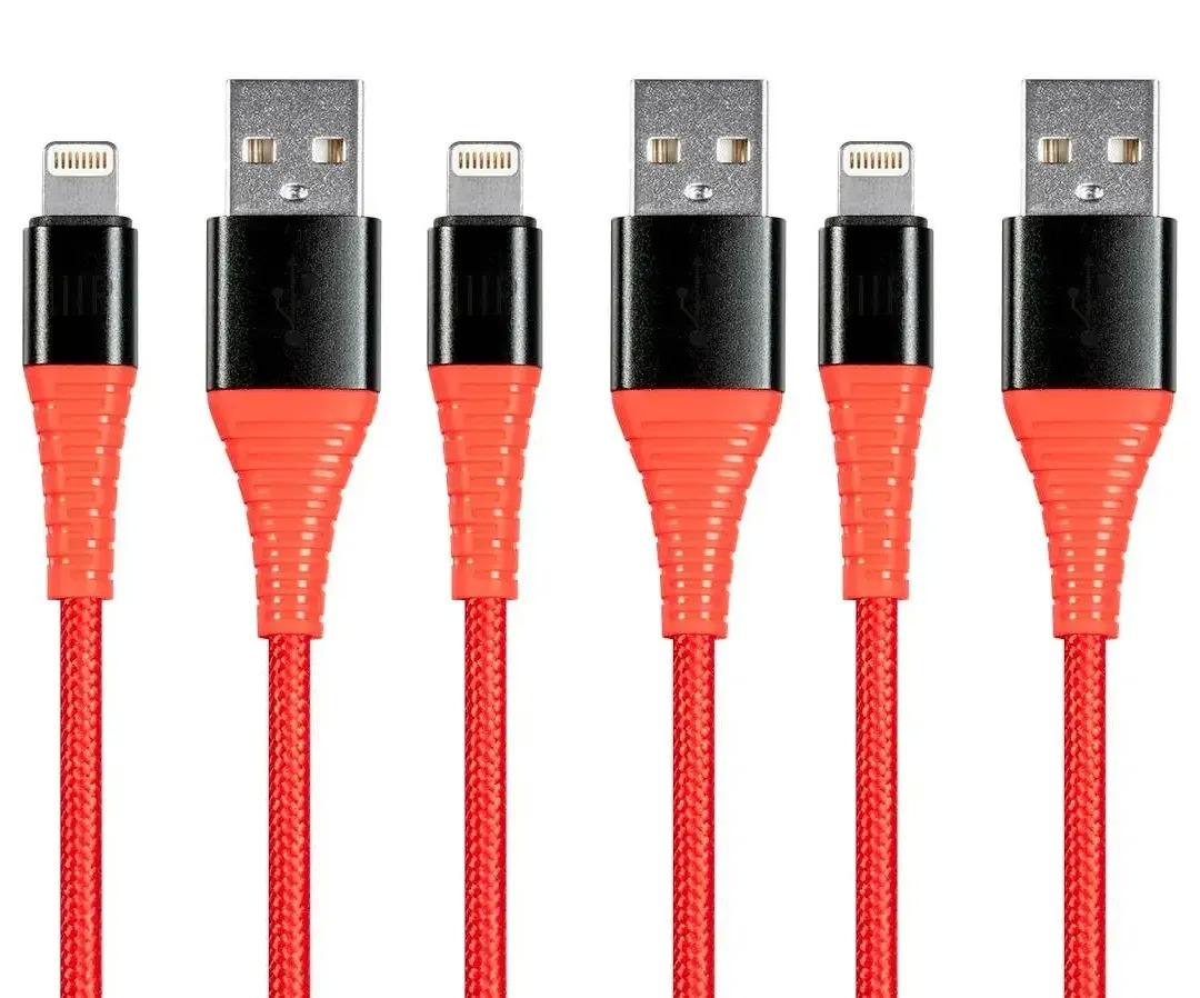 Apple USB Lightning Cables by Monoprice 3 Pack for $9.99 Shipped