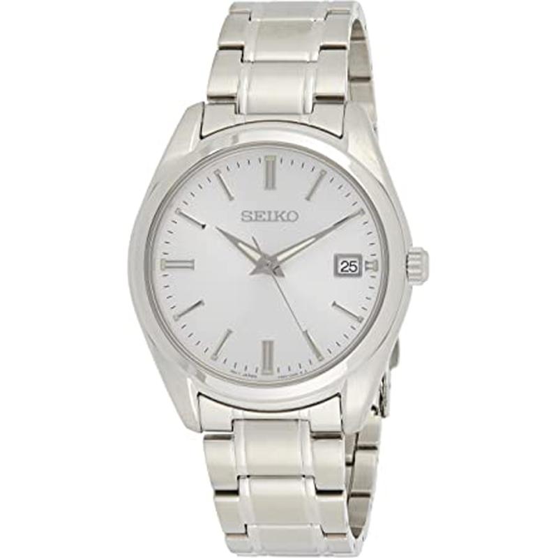 Seiko Mens Essentials Japanese Quartz Watch with Stainless Steel Strap for $104.88