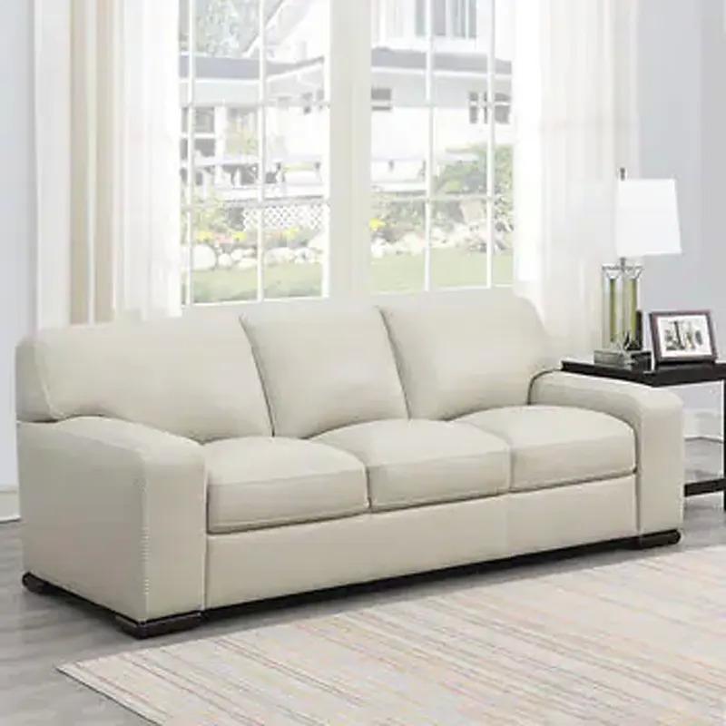 Simon Li Buckley Leather Sofa for $799.99 Shipped