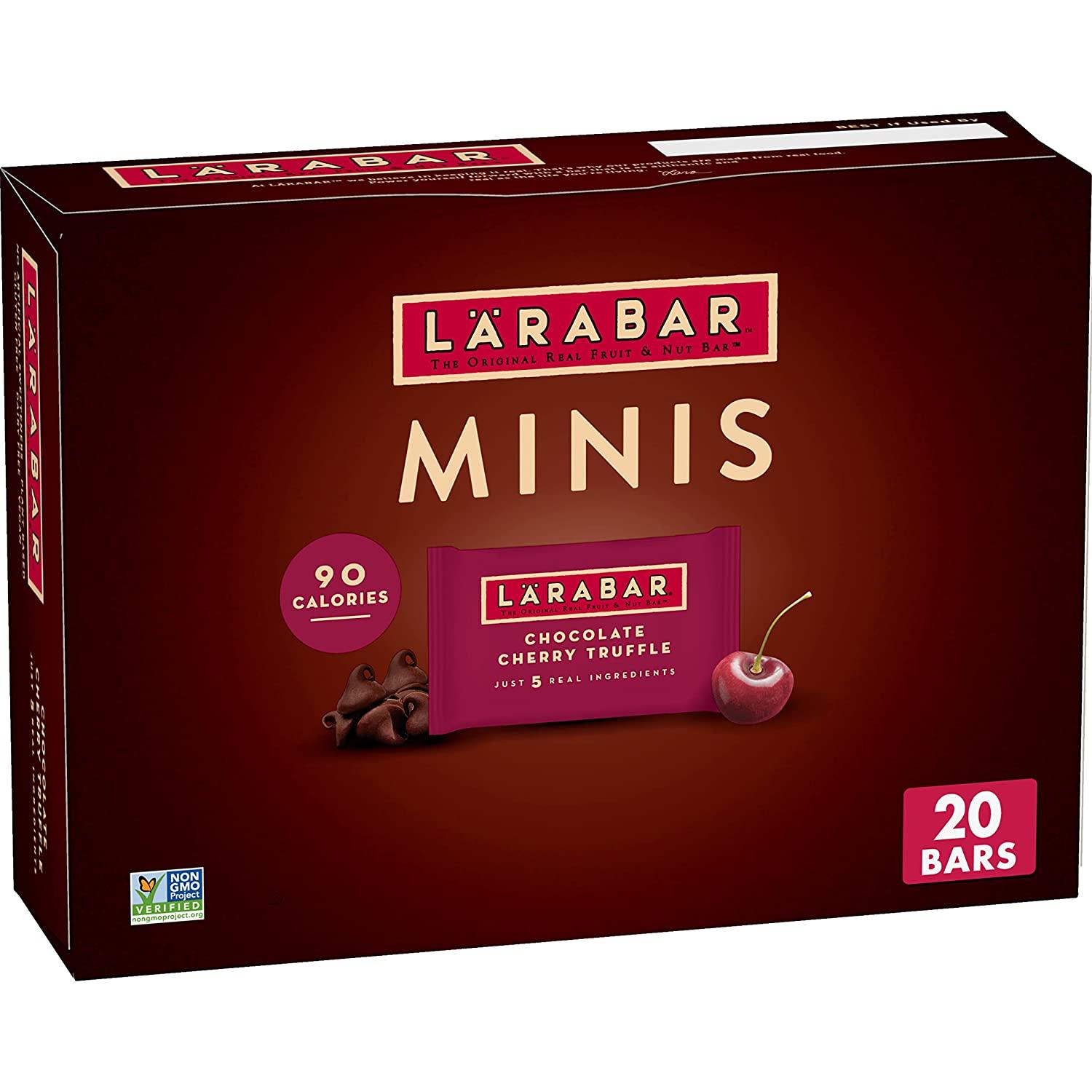 Larabar Chocolate Cherry Truffle Mini Fruit and Nut Bars for $9.27