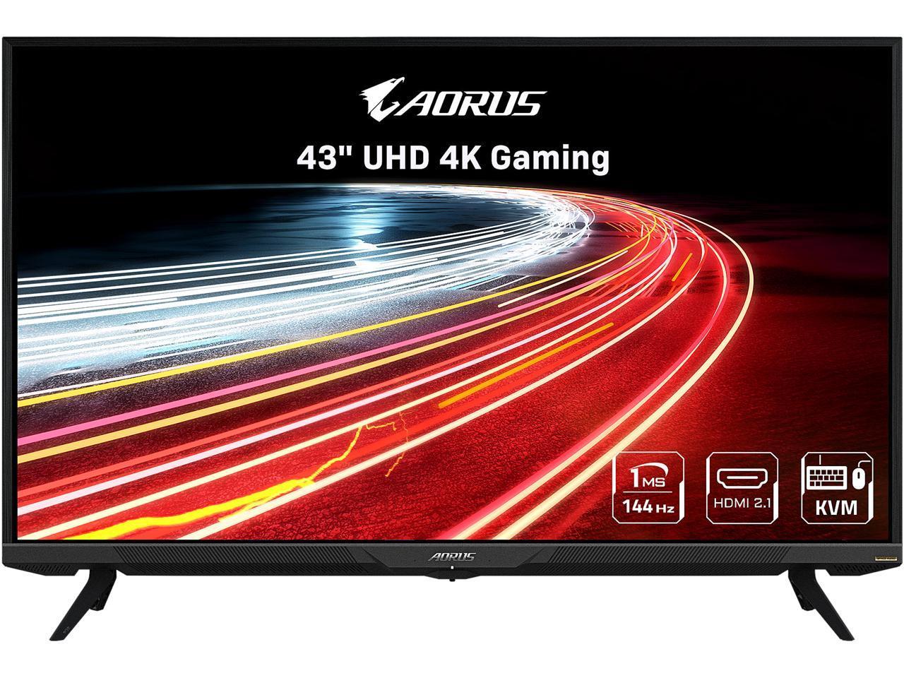 43in Aorus FV43U 4K QLED Gaming Monitor for $599.99 Shipped